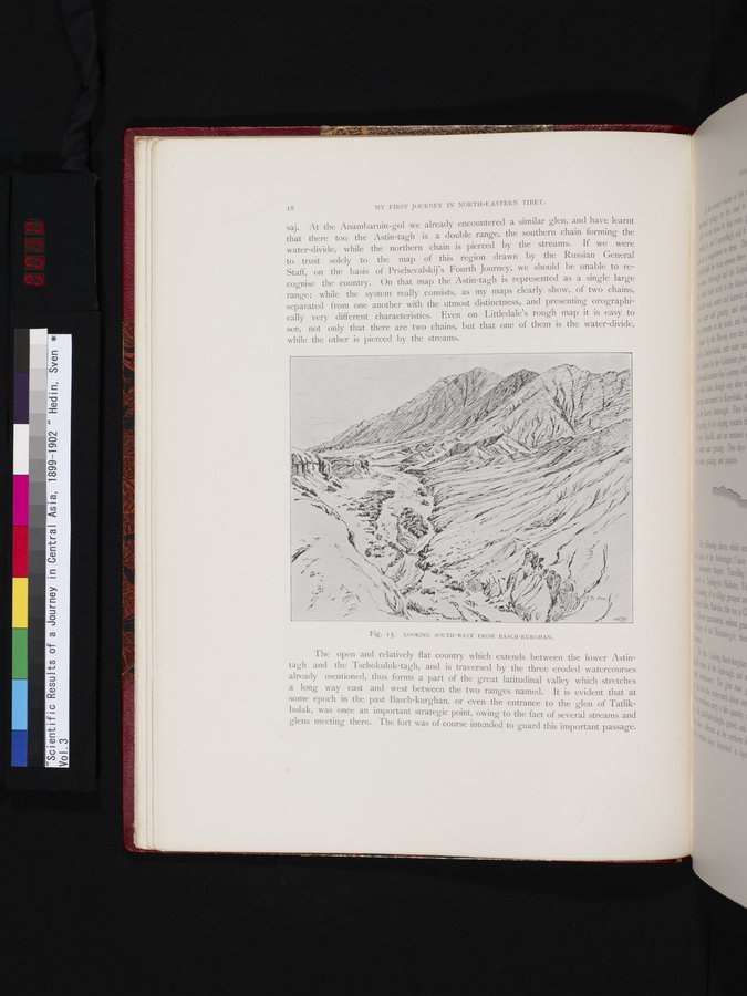 Scientific Results of a Journey in Central Asia, 1899-1902 : vol.3 / 30 ページ（カラー画像）