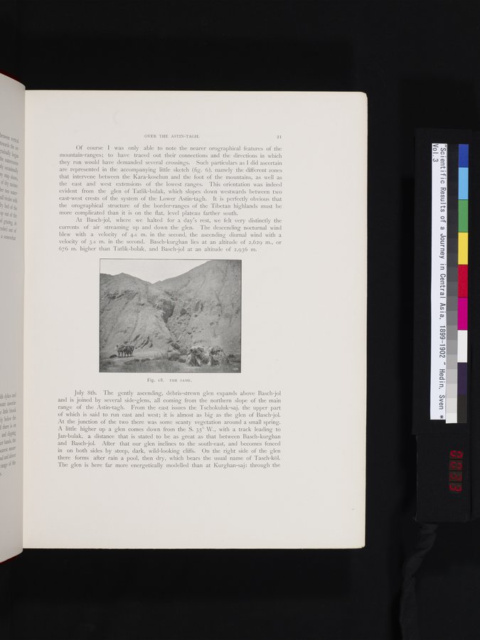Scientific Results of a Journey in Central Asia, 1899-1902 : vol.3 / Page 33 (Color Image)