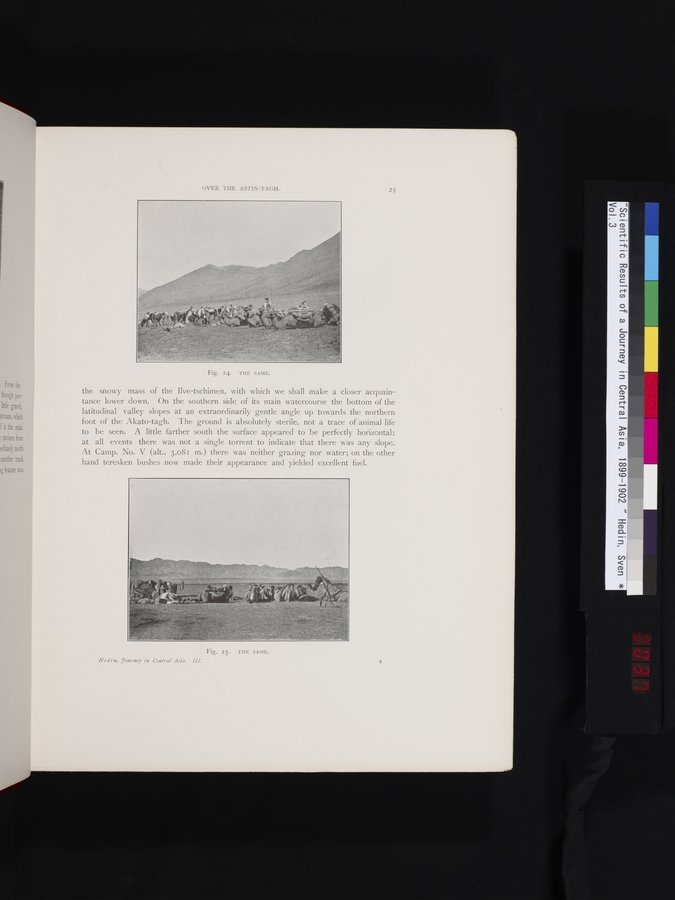 Scientific Results of a Journey in Central Asia, 1899-1902 : vol.3 / 37 ページ（カラー画像）