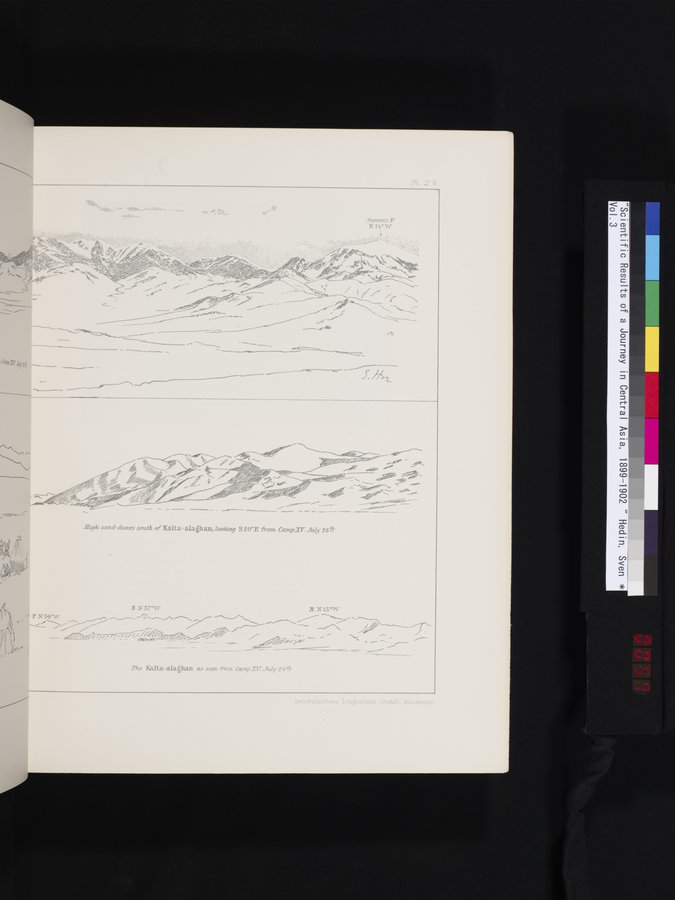 Scientific Results of a Journey in Central Asia, 1899-1902 : vol.3 / 57 ページ（カラー画像）