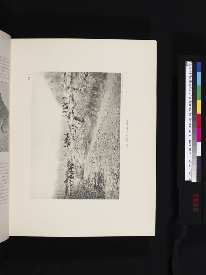 Scientific Results of a Journey in Central Asia, 1899-1902 : vol.3 / 61 ページ（カラー画像）