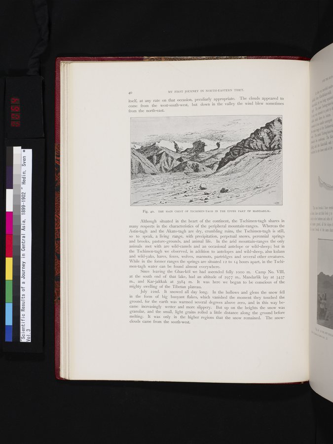 Scientific Results of a Journey in Central Asia, 1899-1902 : vol.3 / 64 ページ（カラー画像）