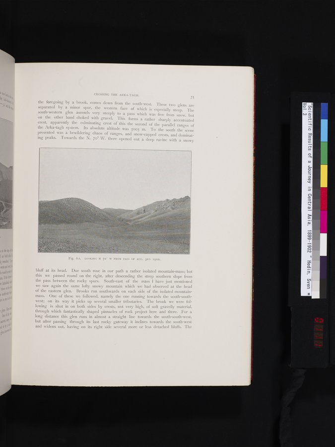 Scientific Results of a Journey in Central Asia, 1899-1902 : vol.3 / 111 ページ（カラー画像）