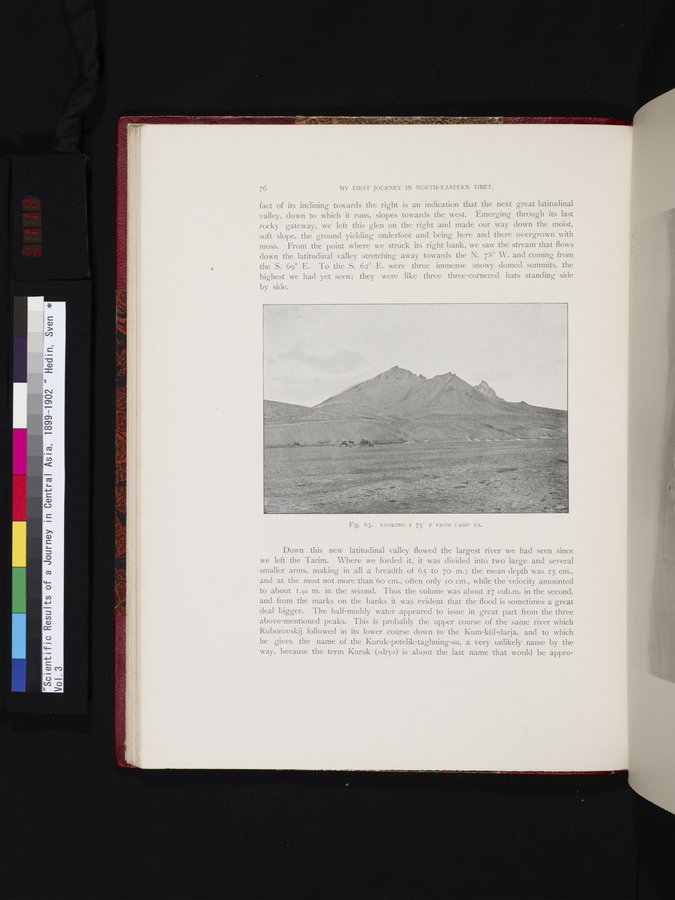 Scientific Results of a Journey in Central Asia, 1899-1902 : vol.3 / 112 ページ（カラー画像）