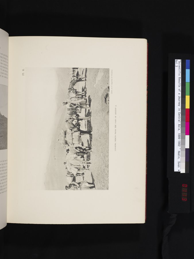 Scientific Results of a Journey in Central Asia, 1899-1902 : vol.3 / Page 113 (Color Image)