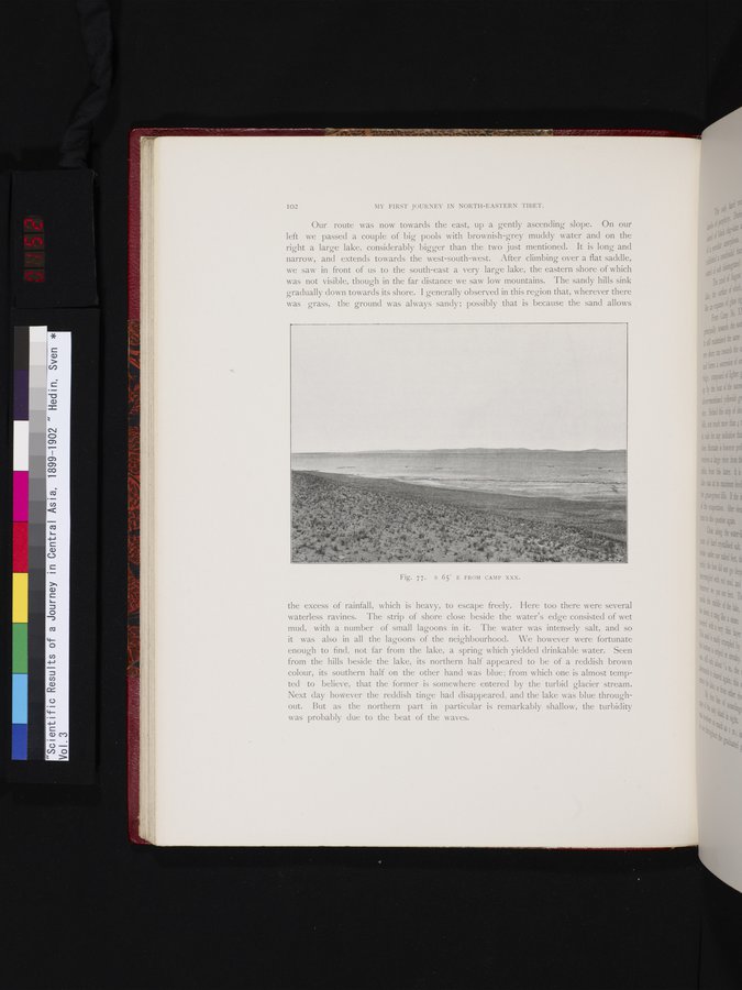 Scientific Results of a Journey in Central Asia, 1899-1902 : vol.3 / 152 ページ（カラー画像）