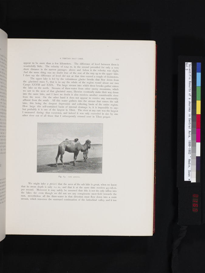 Scientific Results of a Journey in Central Asia, 1899-1902 : vol.3 / Page 165 (Color Image)