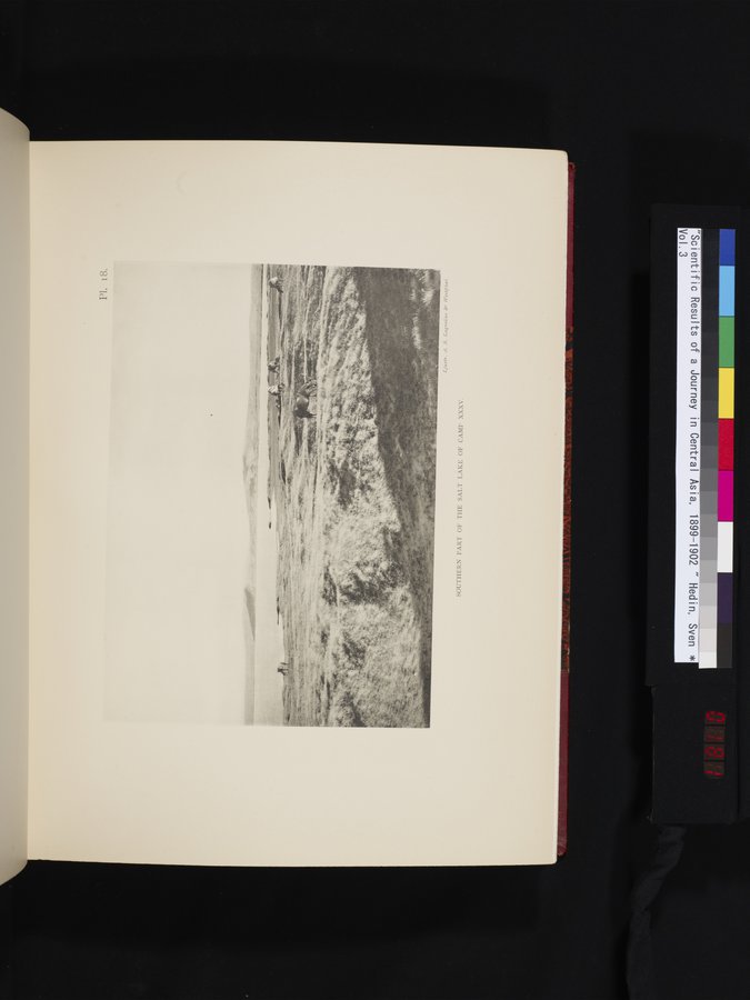 Scientific Results of a Journey in Central Asia, 1899-1902 : vol.3 / 181 ページ（カラー画像）
