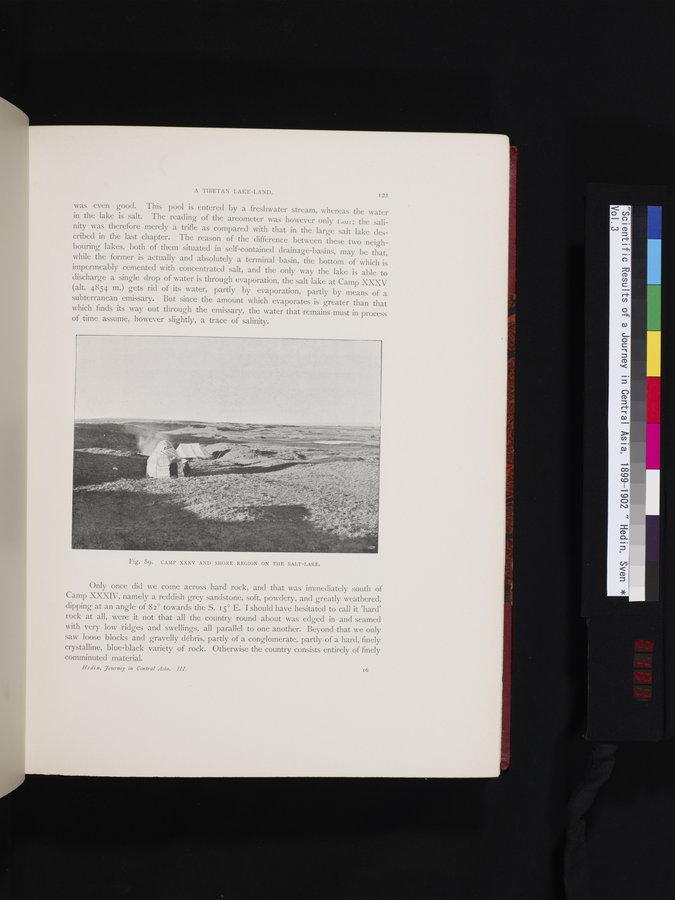 Scientific Results of a Journey in Central Asia, 1899-1902 : vol.3 / 183 ページ（カラー画像）