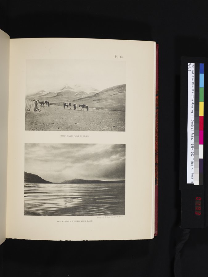 Scientific Results of a Journey in Central Asia, 1899-1902 : vol.3 / 193 ページ（カラー画像）