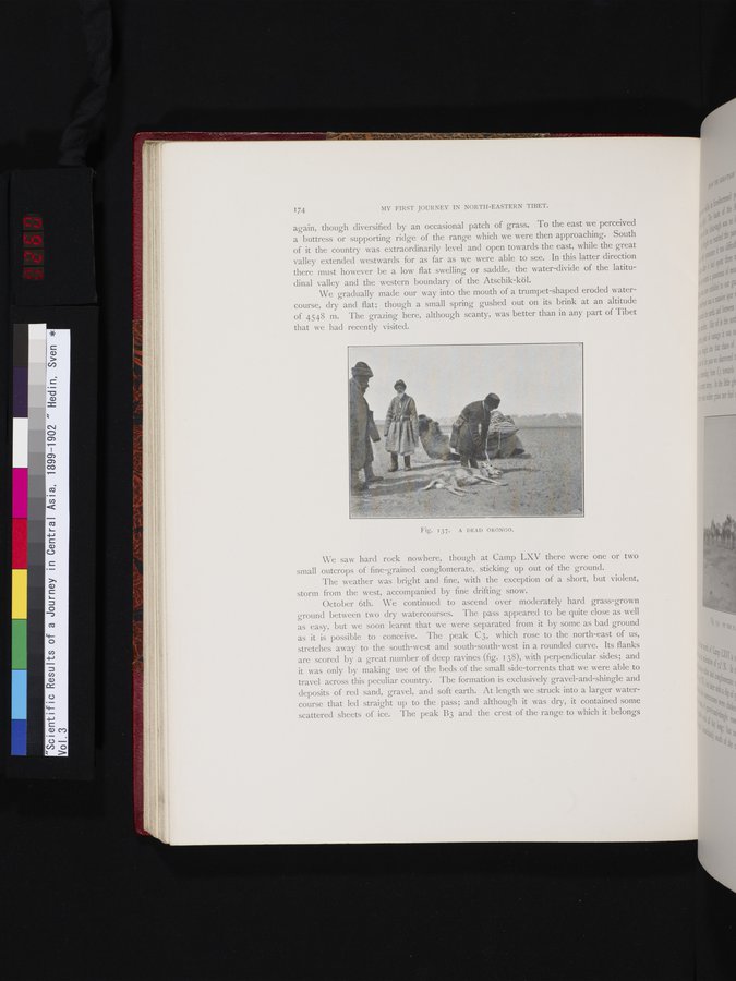 Scientific Results of a Journey in Central Asia, 1899-1902 : vol.3 / Page 260 (Color Image)