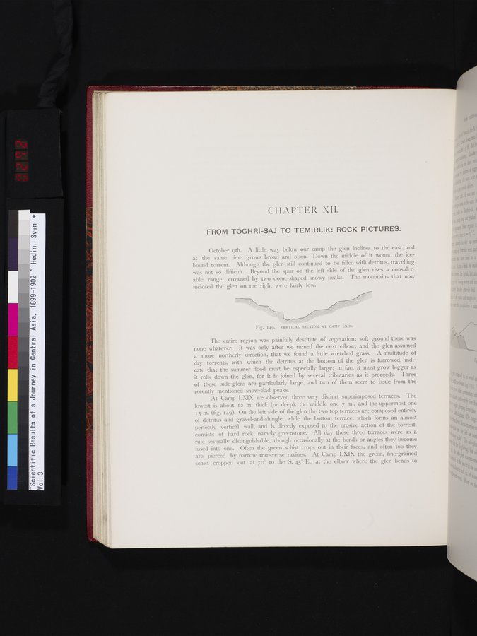 Scientific Results of a Journey in Central Asia, 1899-1902 : vol.3 / 272 ページ（カラー画像）
