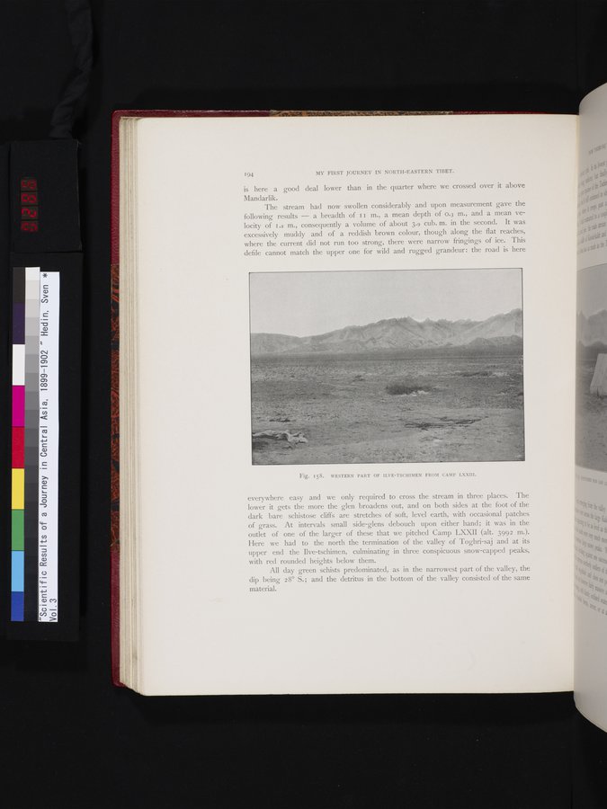 Scientific Results of a Journey in Central Asia, 1899-1902 : vol.3 / 286 ページ（カラー画像）