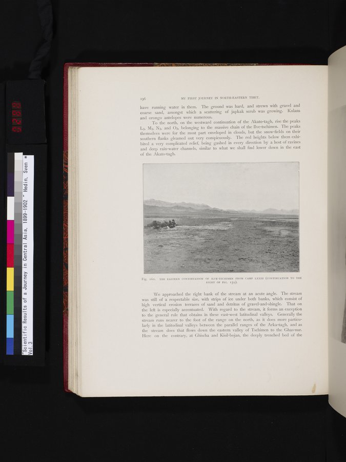 Scientific Results of a Journey in Central Asia, 1899-1902 : vol.3 / 288 ページ（カラー画像）