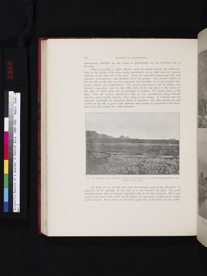 Scientific Results of a Journey in Central Asia, 1899-1902 : vol.3 / 322 ページ（カラー画像）
