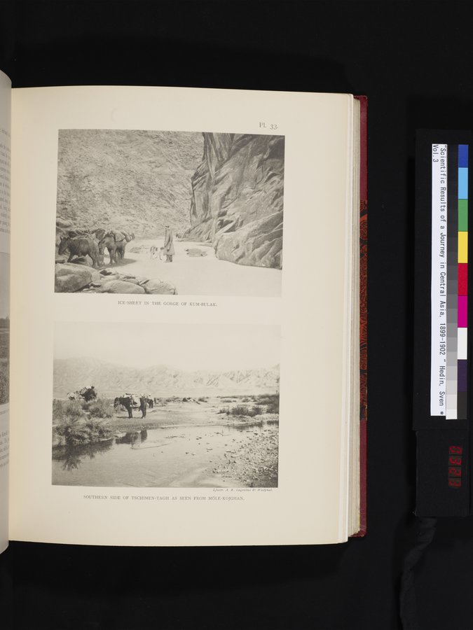Scientific Results of a Journey in Central Asia, 1899-1902 : vol.3 / 323 ページ（カラー画像）