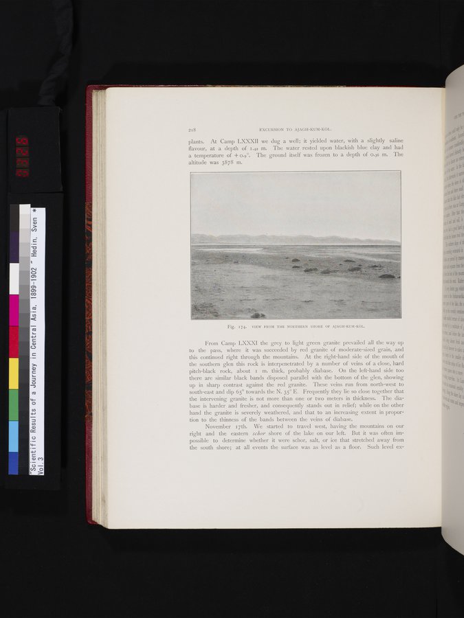 Scientific Results of a Journey in Central Asia, 1899-1902 : vol.3 / 326 ページ（カラー画像）