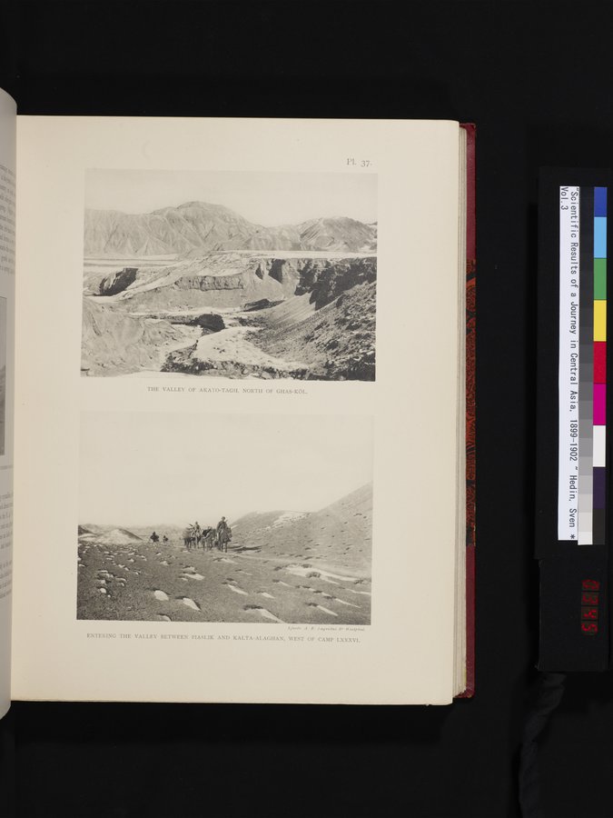 Scientific Results of a Journey in Central Asia, 1899-1902 : vol.3 / Page 345 (Color Image)
