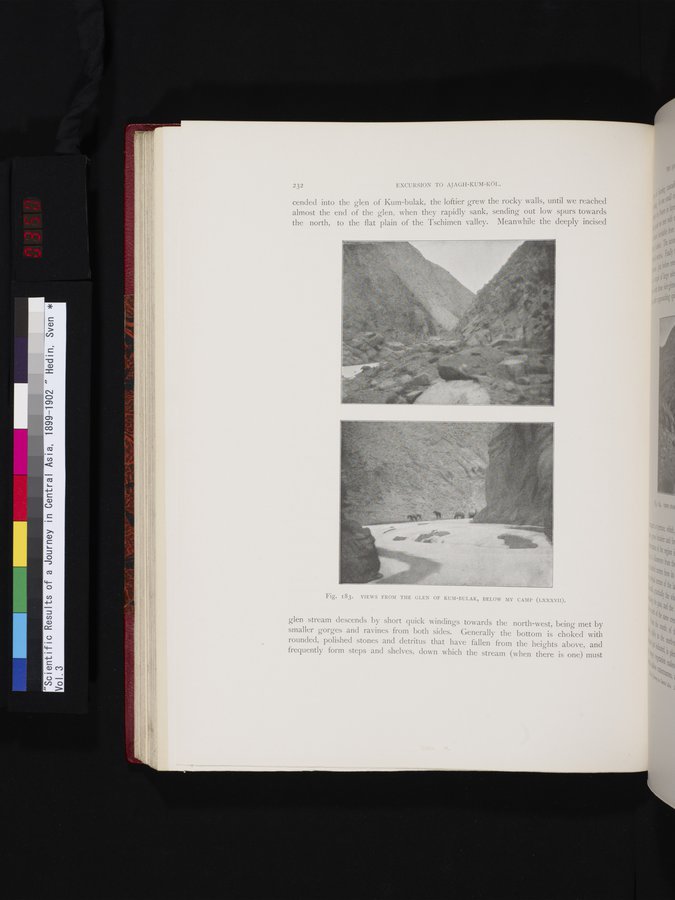 Scientific Results of a Journey in Central Asia, 1899-1902 : vol.3 / 350 ページ（カラー画像）
