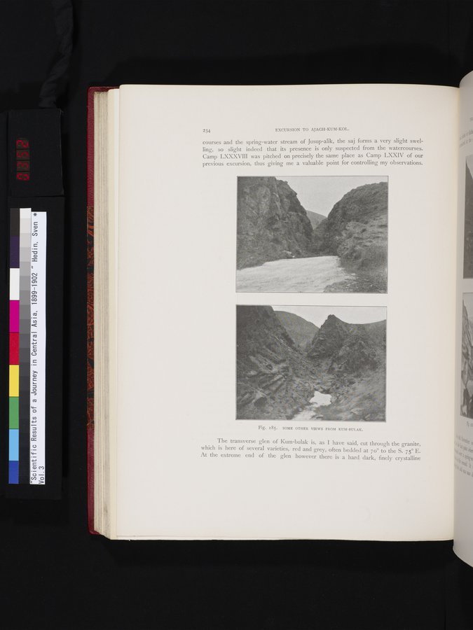Scientific Results of a Journey in Central Asia, 1899-1902 : vol.3 / Page 352 (Color Image)