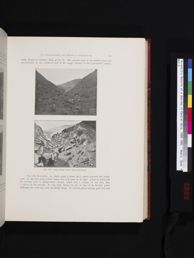 Scientific Results of a Journey in Central Asia, 1899-1902 : vol.3 / 353 ページ（カラー画像）