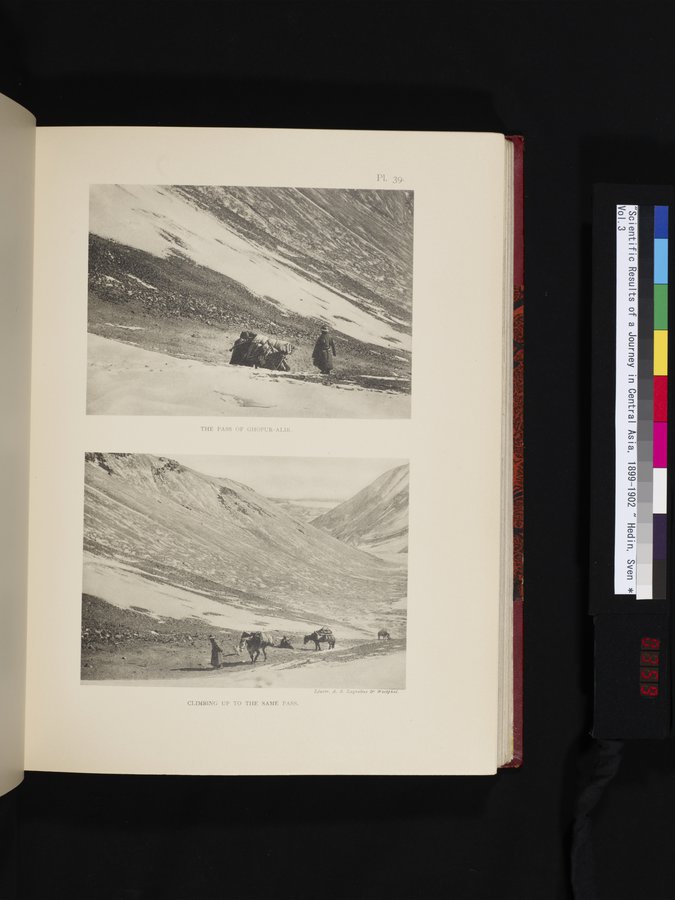 Scientific Results of a Journey in Central Asia, 1899-1902 : vol.3 / Page 359 (Color Image)
