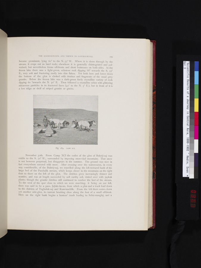 Scientific Results of a Journey in Central Asia, 1899-1902 : vol.3 / Page 361 (Color Image)