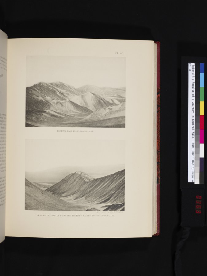 Scientific Results of a Journey in Central Asia, 1899-1902 : vol.3 / 363 ページ（カラー画像）