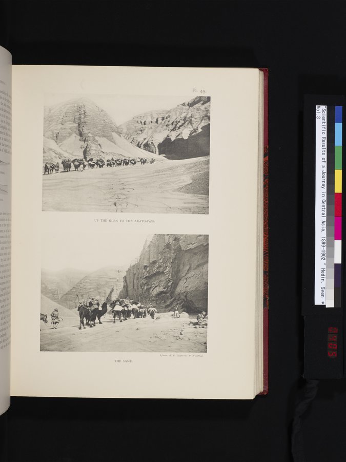 Scientific Results of a Journey in Central Asia, 1899-1902 : vol.3 / 405 ページ（カラー画像）