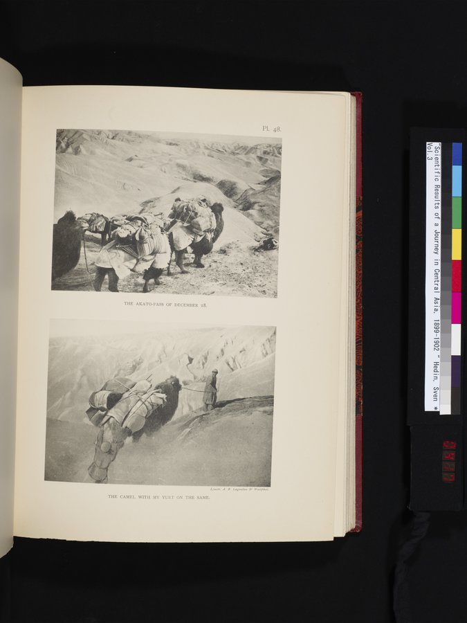 Scientific Results of a Journey in Central Asia, 1899-1902 : vol.3 / 417 ページ（カラー画像）