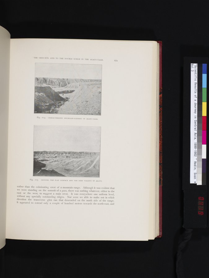 Scientific Results of a Journey in Central Asia, 1899-1902 : vol.3 / 419 ページ（カラー画像）