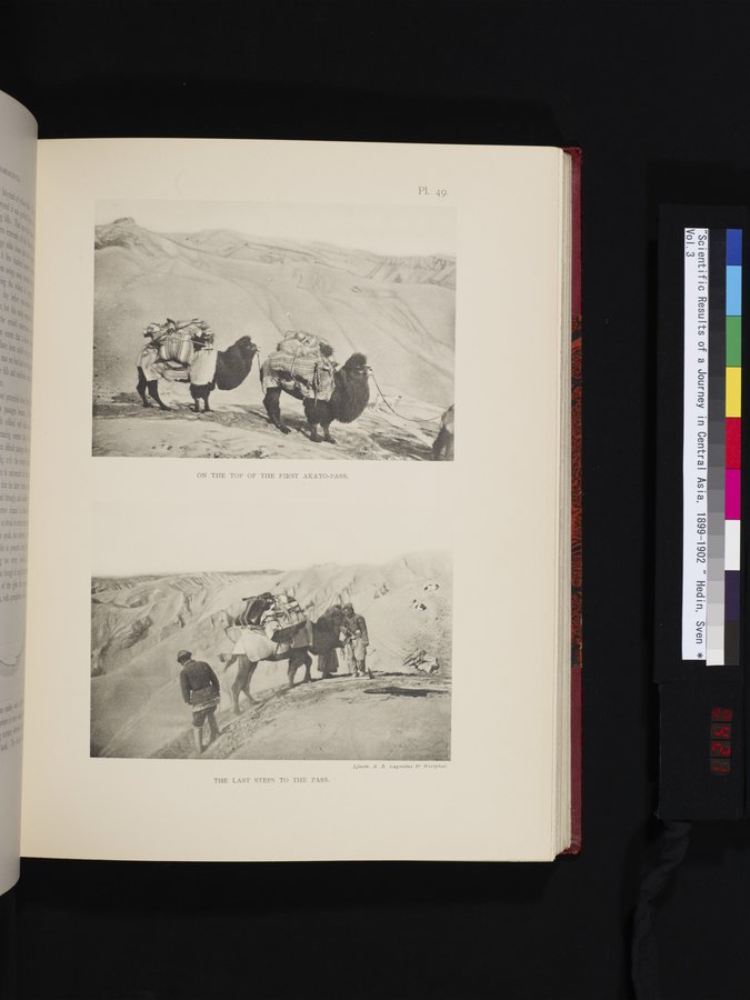 Scientific Results of a Journey in Central Asia, 1899-1902 : vol.3 / 421 ページ（カラー画像）