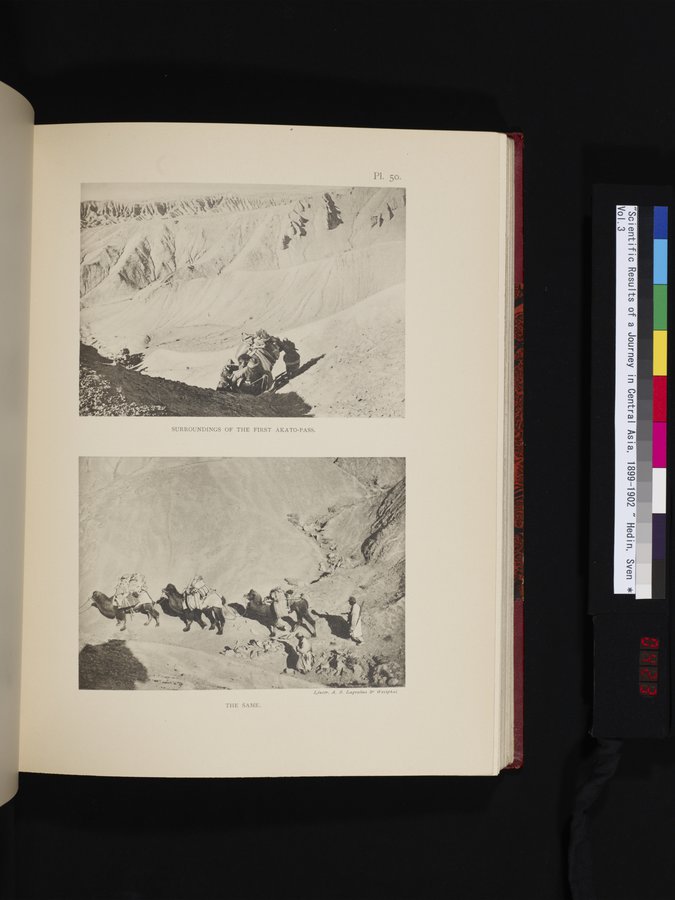 Scientific Results of a Journey in Central Asia, 1899-1902 : vol.3 / 423 ページ（カラー画像）