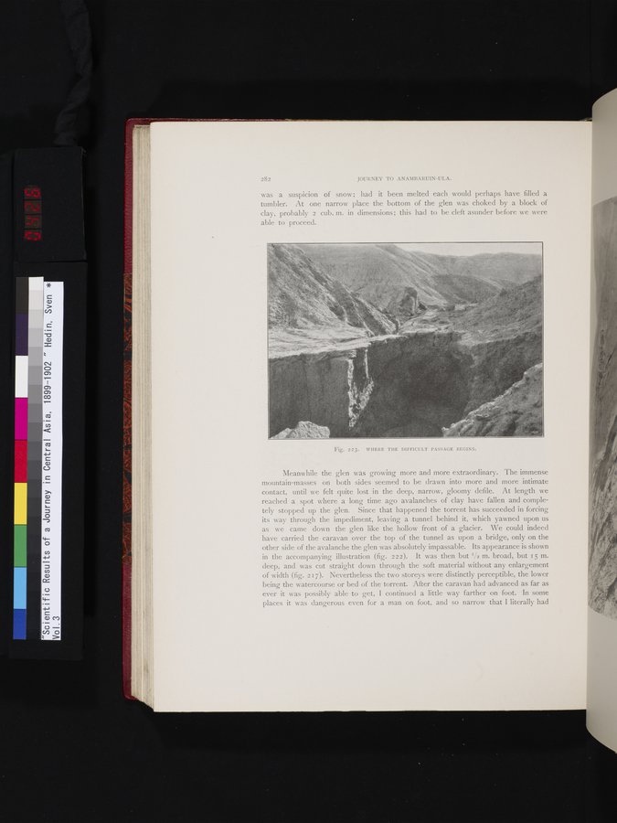 Scientific Results of a Journey in Central Asia, 1899-1902 : vol.3 / 426 ページ（カラー画像）
