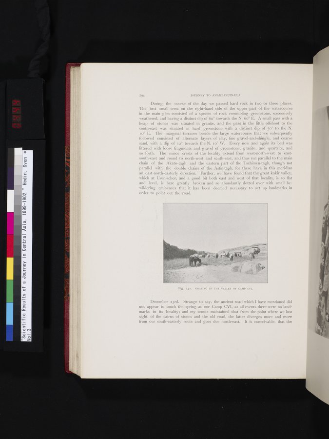 Scientific Results of a Journey in Central Asia, 1899-1902 : vol.3 / 444 ページ（カラー画像）