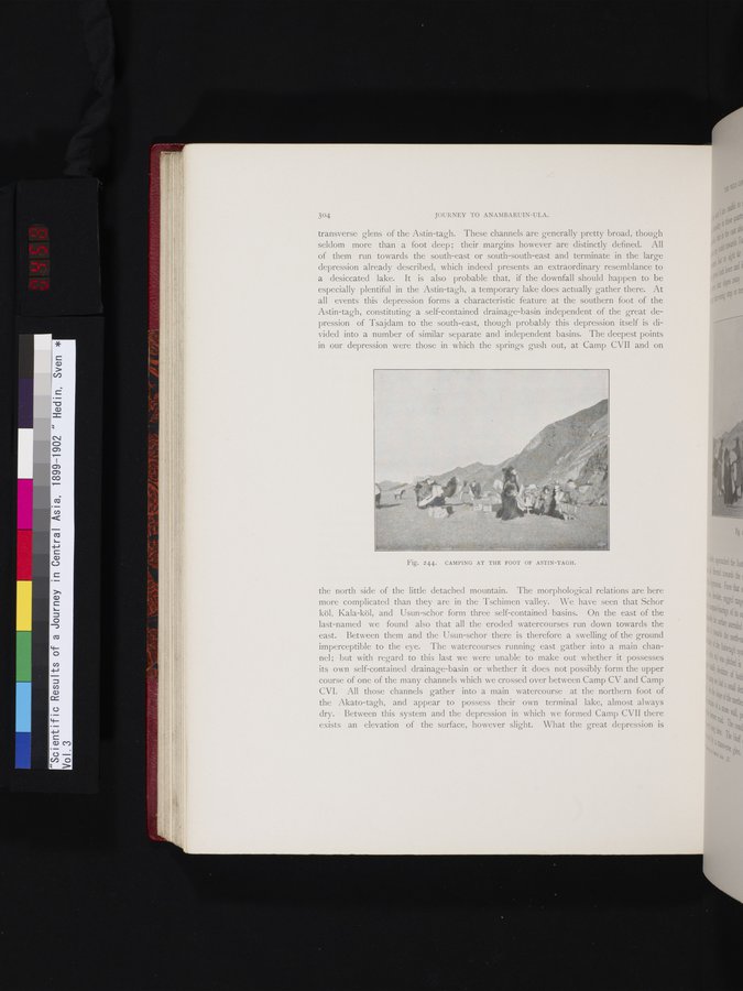 Scientific Results of a Journey in Central Asia, 1899-1902 : vol.3 / 458 ページ（カラー画像）