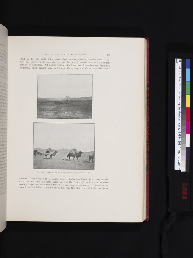 Scientific Results of a Journey in Central Asia, 1899-1902 : vol.3 / 463 ページ（カラー画像）