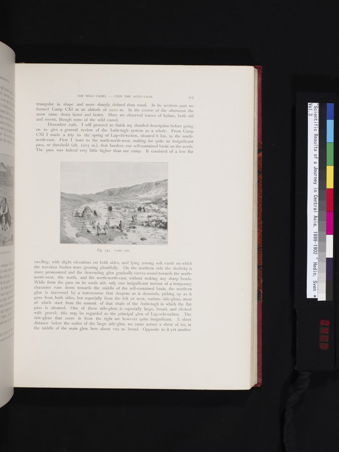 Scientific Results of a Journey in Central Asia, 1899-1902 : vol.3 / 469 ページ（カラー画像）
