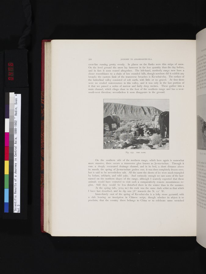 Scientific Results of a Journey in Central Asia, 1899-1902 : vol.3 / 476 ページ（カラー画像）