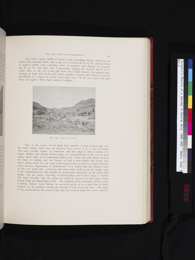 Scientific Results of a Journey in Central Asia, 1899-1902 : vol.3 / 517 ページ（カラー画像）