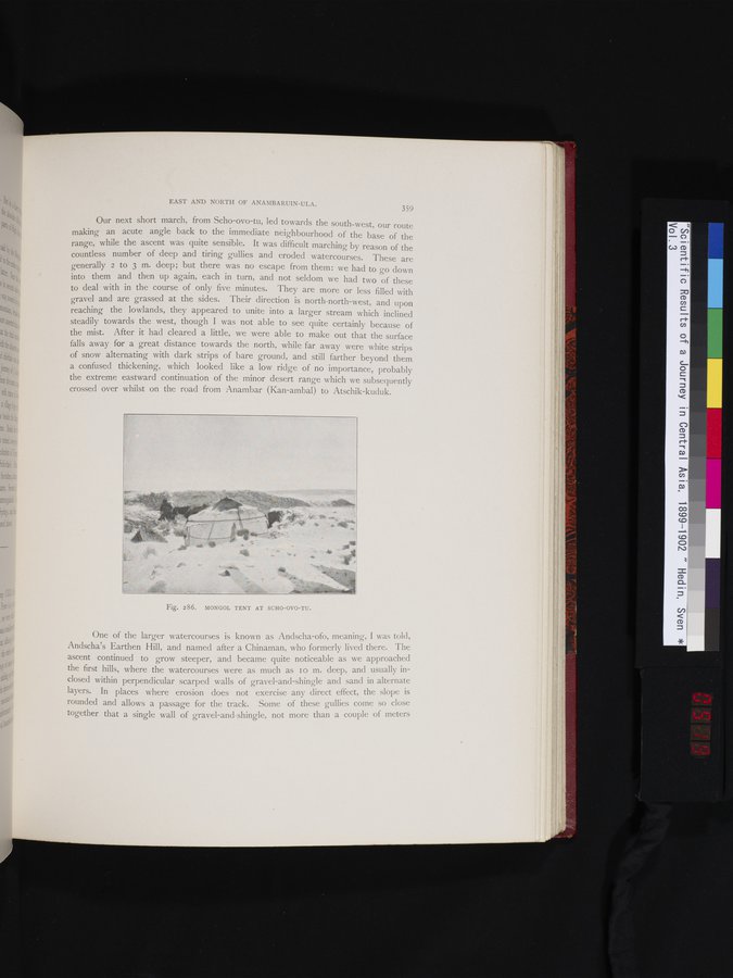 Scientific Results of a Journey in Central Asia, 1899-1902 : vol.3 / 519 ページ（カラー画像）