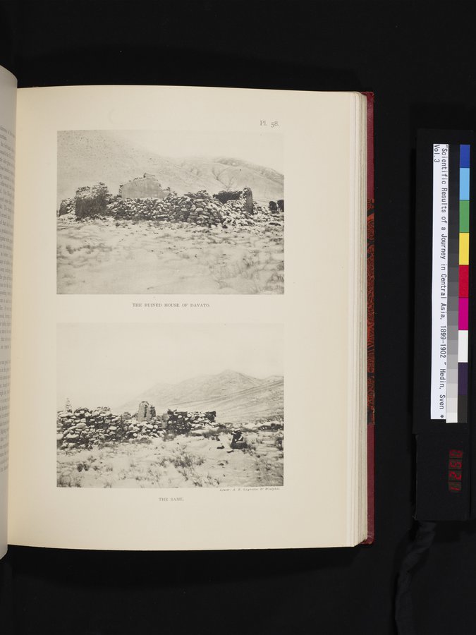 Scientific Results of a Journey in Central Asia, 1899-1902 : vol.3 / 521 ページ（カラー画像）