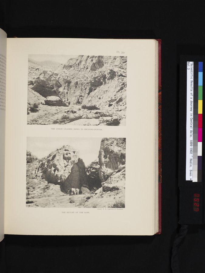 Scientific Results of a Journey in Central Asia, 1899-1902 : vol.3 / 527 ページ（カラー画像）