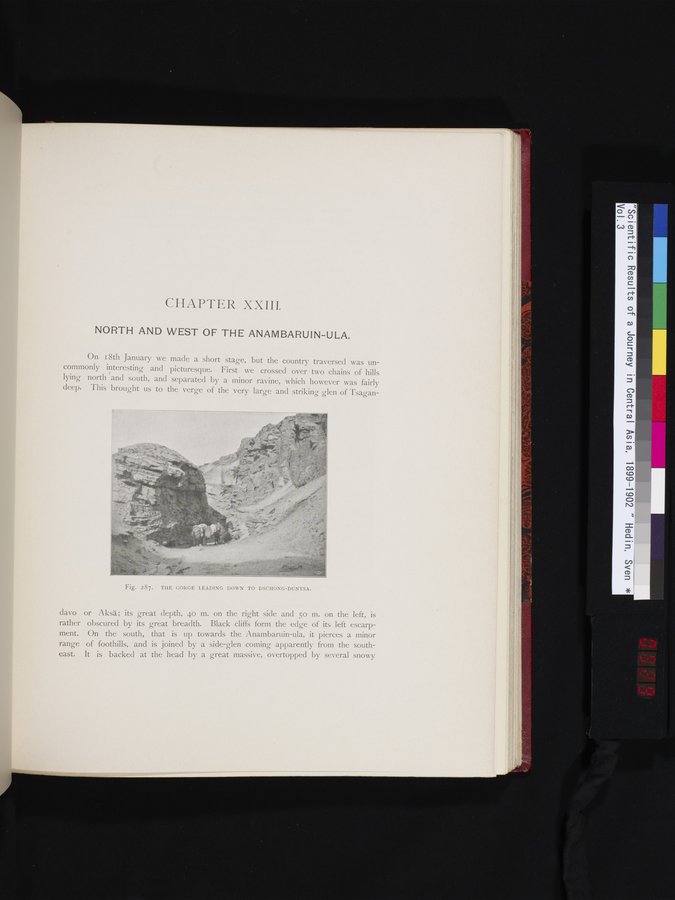 Scientific Results of a Journey in Central Asia, 1899-1902 : vol.3 / 529 ページ（カラー画像）