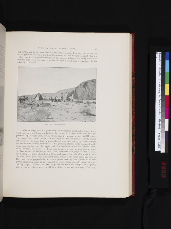 Scientific Results of a Journey in Central Asia, 1899-1902 : vol.3 / 531 ページ（カラー画像）