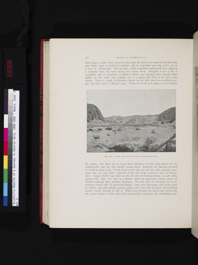 Scientific Results of a Journey in Central Asia, 1899-1902 : vol.3 / 532 ページ（カラー画像）