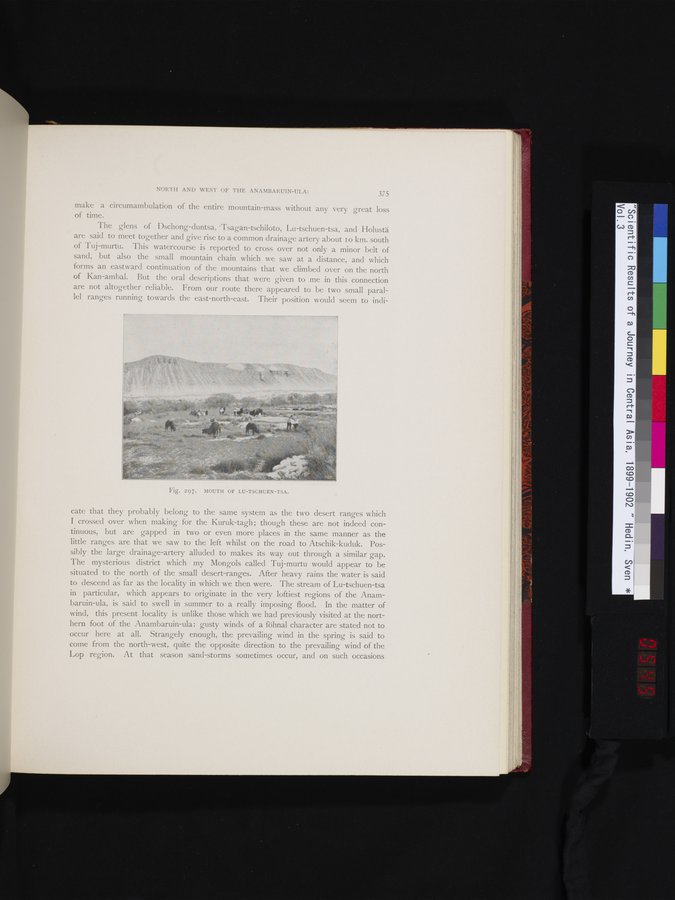 Scientific Results of a Journey in Central Asia, 1899-1902 : vol.3 / 545 ページ（カラー画像）
