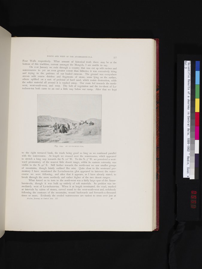 Scientific Results of a Journey in Central Asia, 1899-1902 : vol.3 / 551 ページ（カラー画像）
