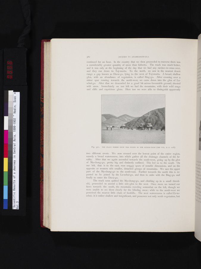 Scientific Results of a Journey in Central Asia, 1899-1902 : vol.3 / 556 ページ（カラー画像）