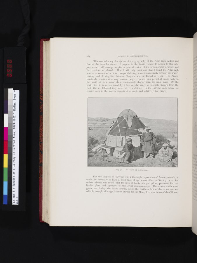 Scientific Results of a Journey in Central Asia, 1899-1902 : vol.3 / 560 ページ（カラー画像）